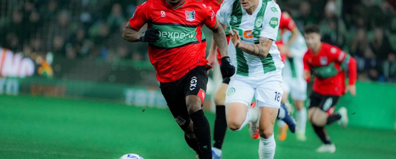 N.E.C. met 2-1 onderuit tegen FC Groningen